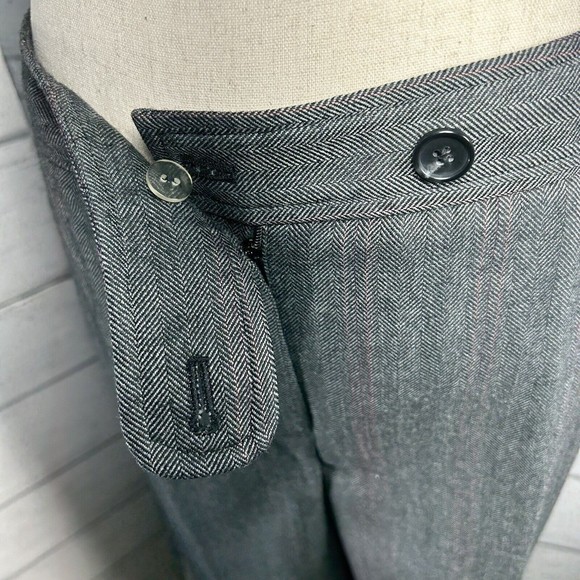 Jones New York Collection Women's Wide Leg Trouser Pants Gray Size 8 - Picture 9 of 12